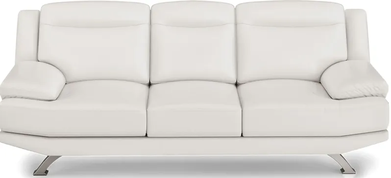 Zaria White Sofa