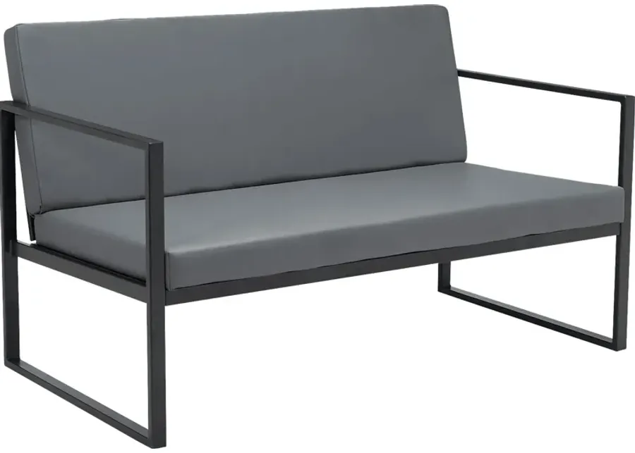 Freskany Gray Settee