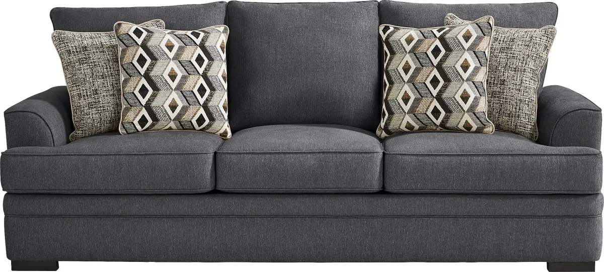 Surrey Hills Black 7 Pc Living Room