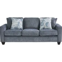 Alanis Bay Blue Sofa