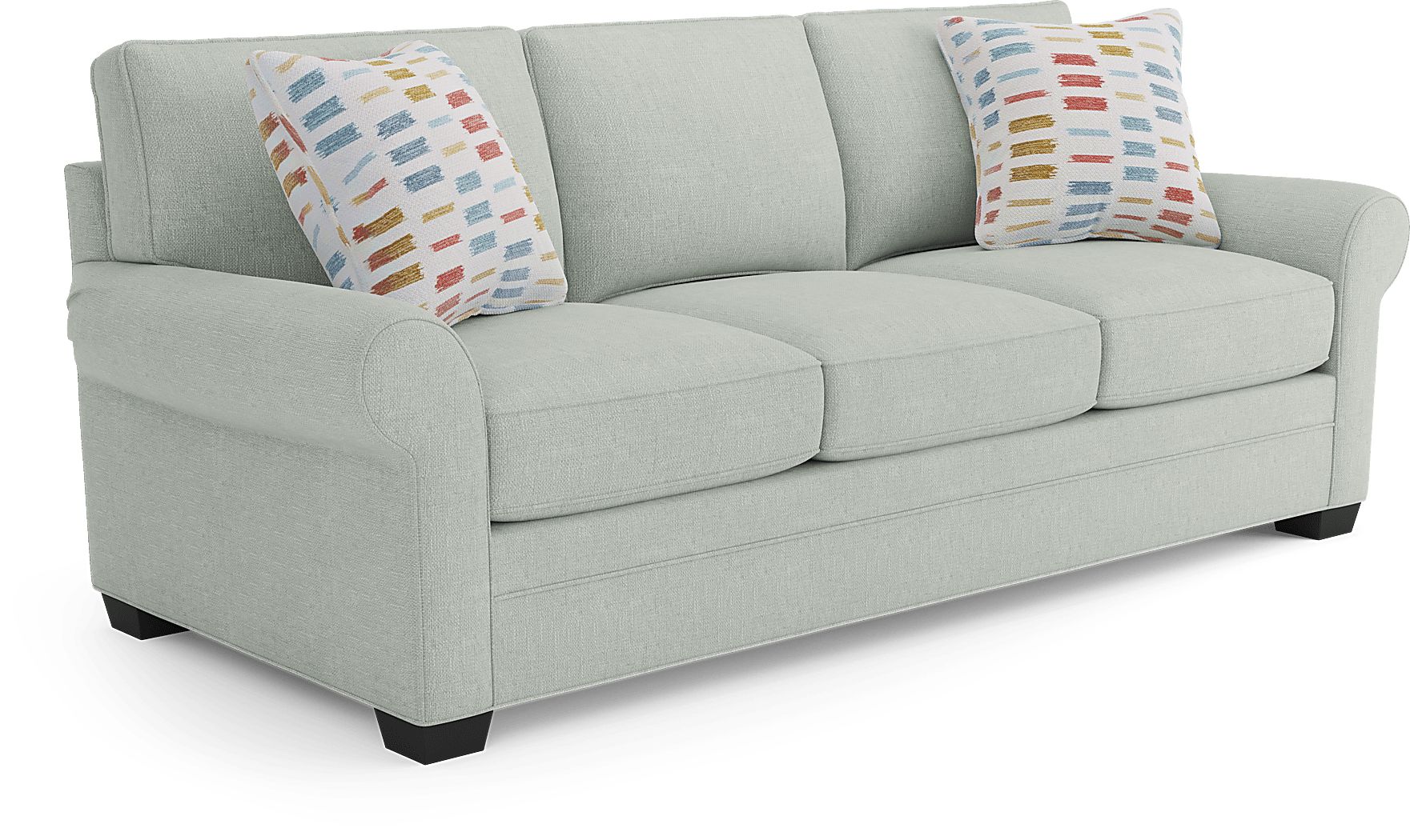 Cindy Crawford Home Bellingham Willow Green Textured Sofa
