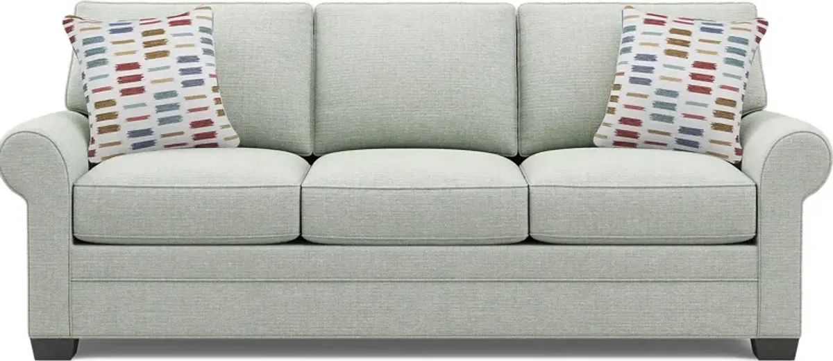 Bellingham Willow Green Textured Sofa