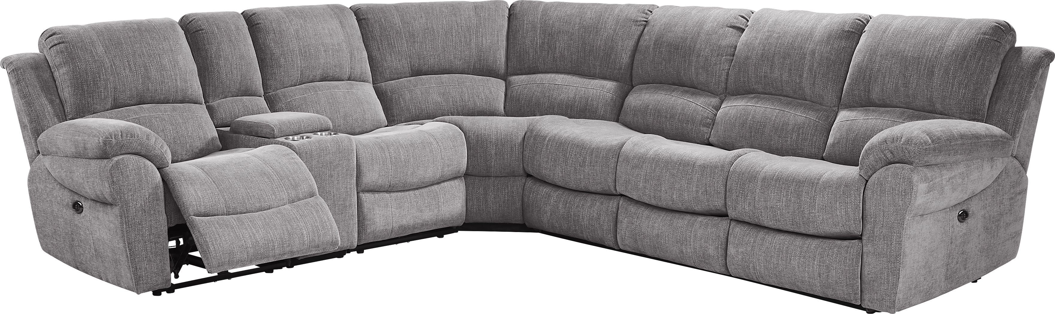 Kenmore Heights Charcoal 7 Pc Power Reclining Sectional