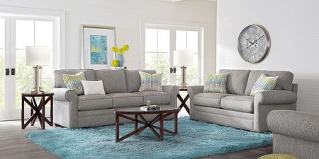Bellingham Gray Textured Sofa