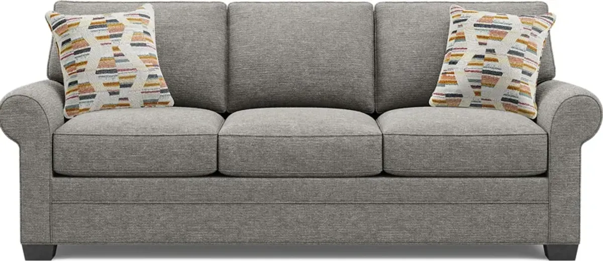 Bellingham Gray Textured Sofa