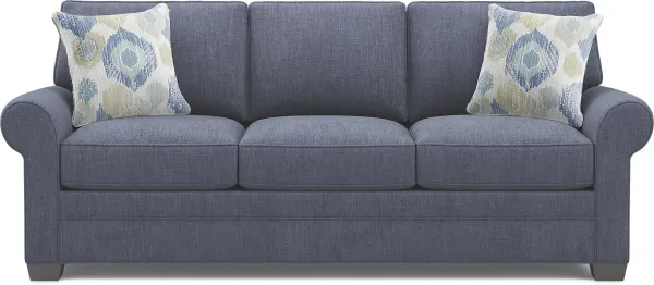 Bellingham Sapphire Textured Chenille Sofa