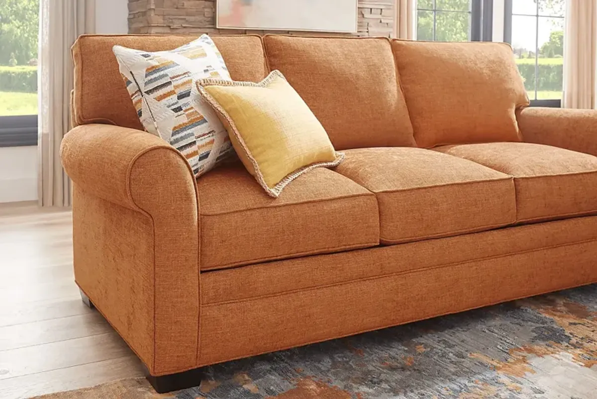 Bellingham Russet Textured Chenille Sofa