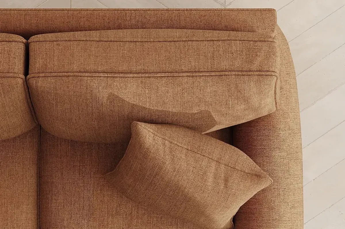 Bellingham Russet Textured Chenille Sofa