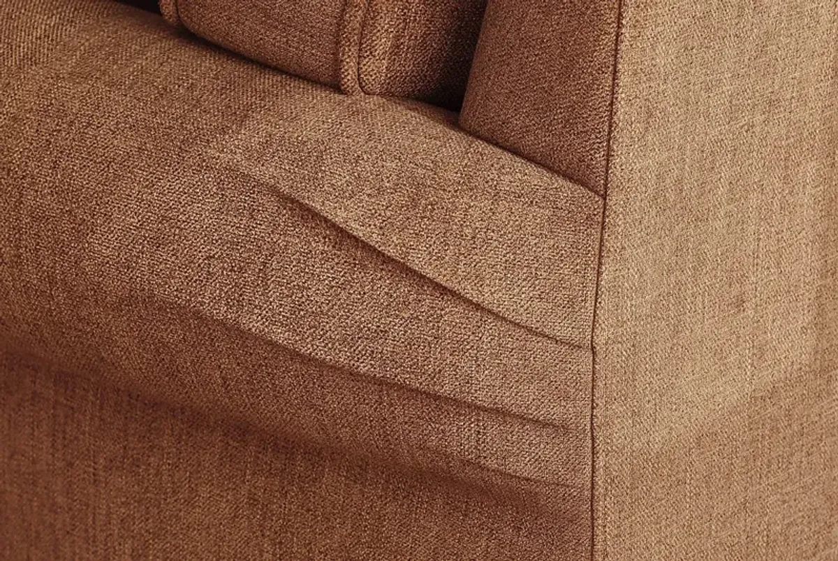 Bellingham Russet Textured Chenille Sofa