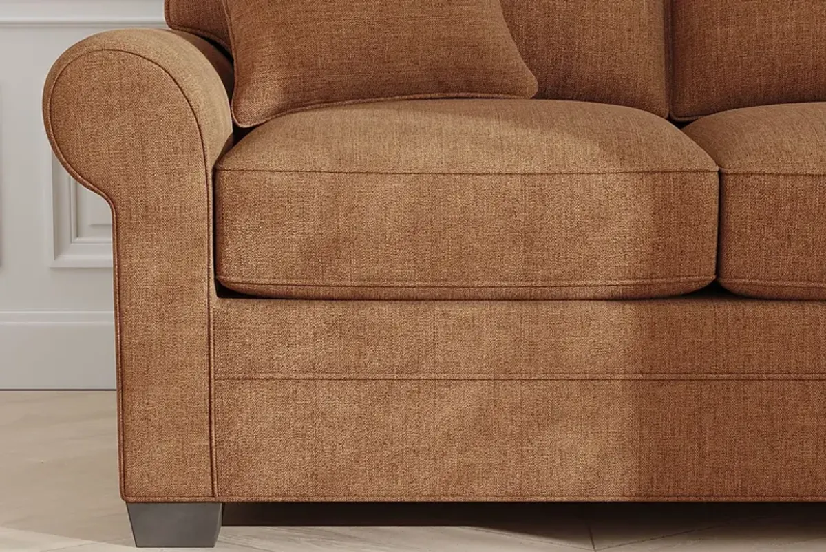 Bellingham Russet Textured Chenille Sofa