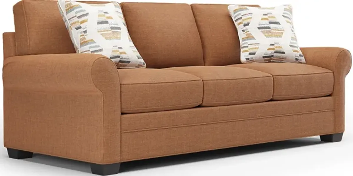 Bellingham Russet Textured Chenille Sofa