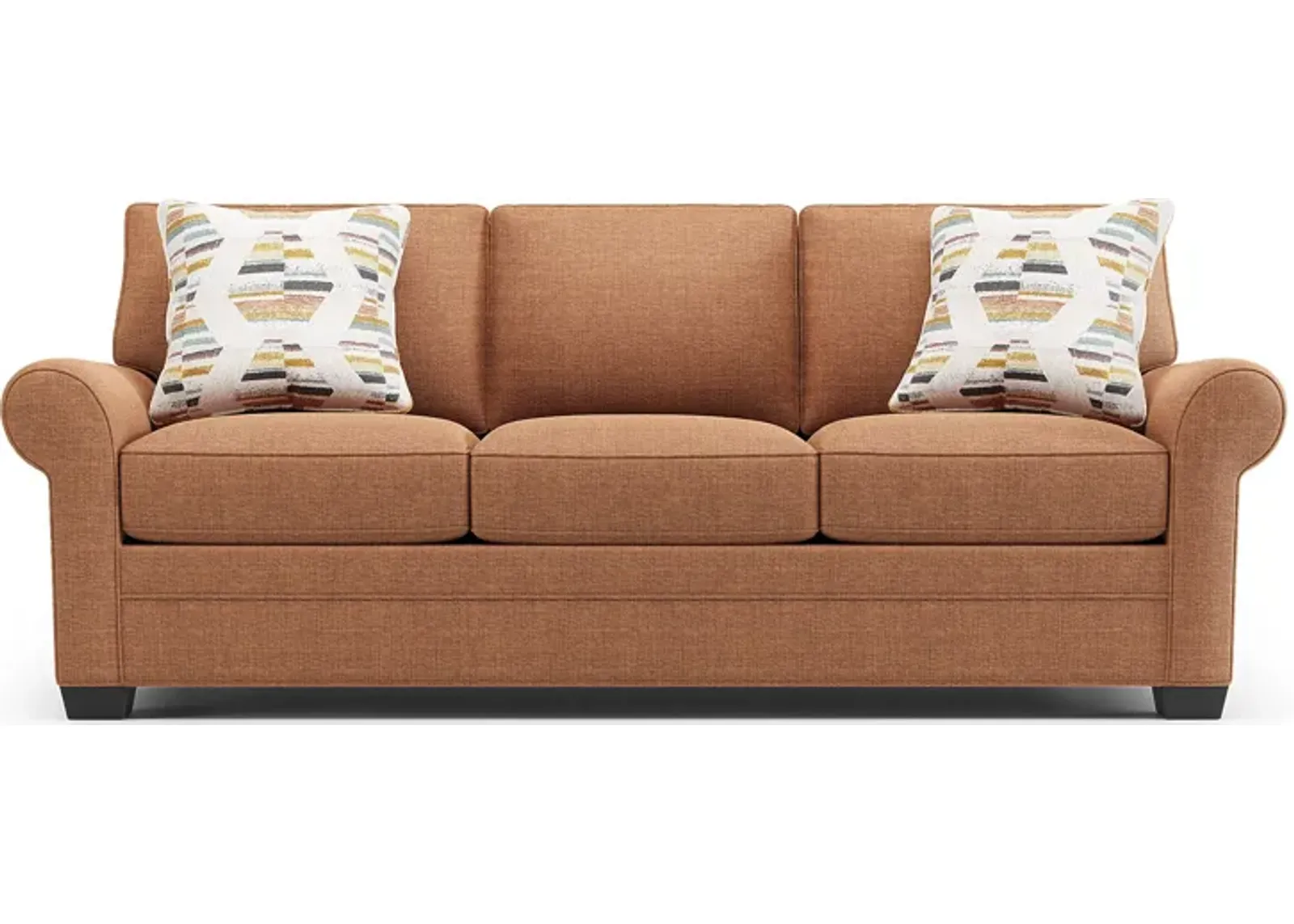 Bellingham Russet Textured Chenille Sofa