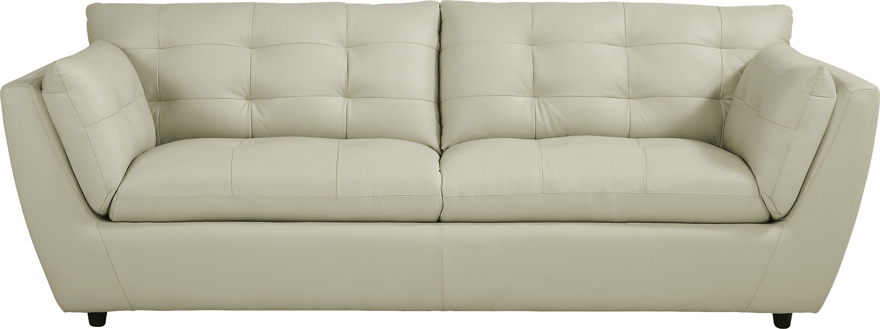 Aragon Platinum Leather 3 Pc Living Room