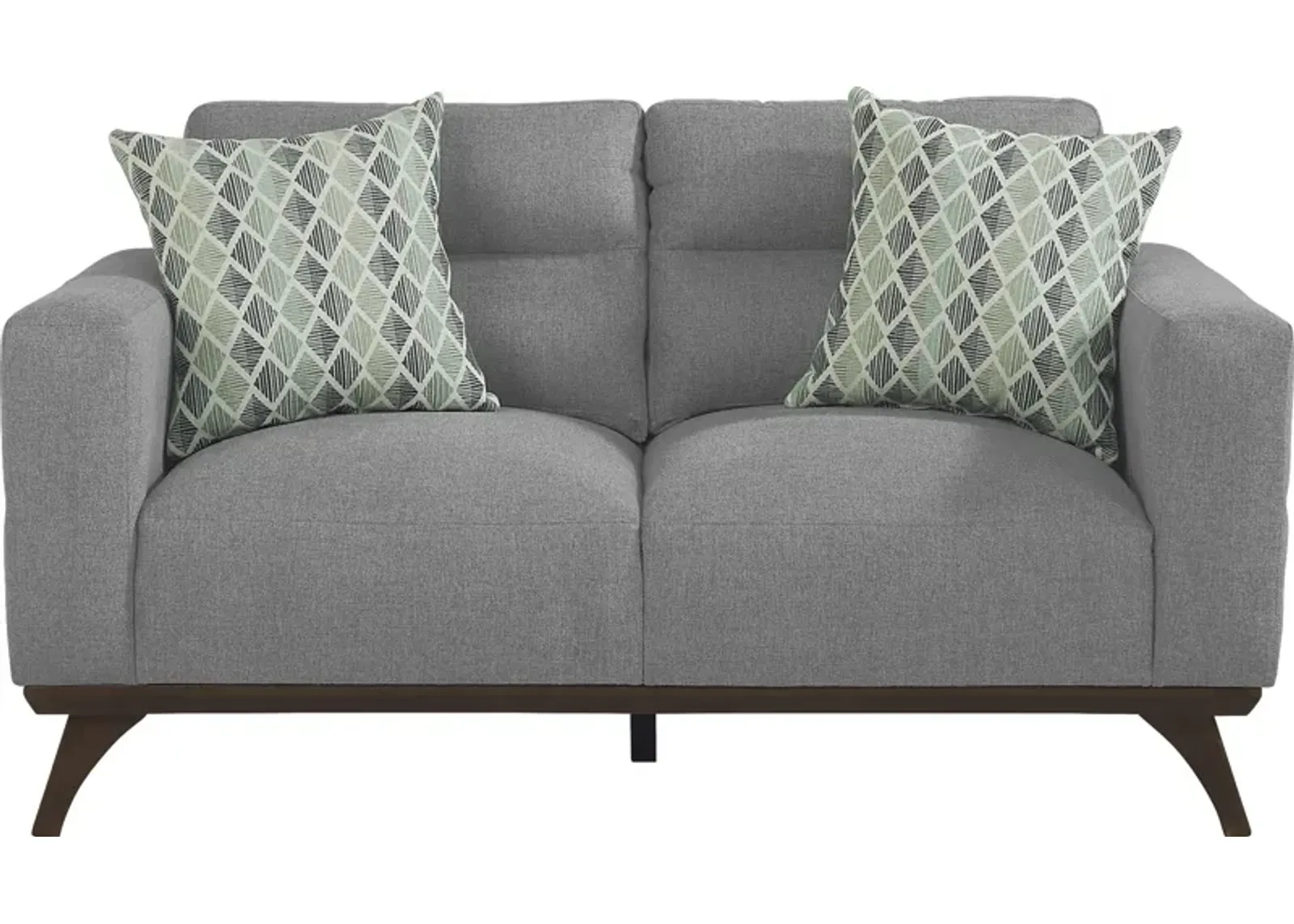 Broadview Park Gray Loveseat