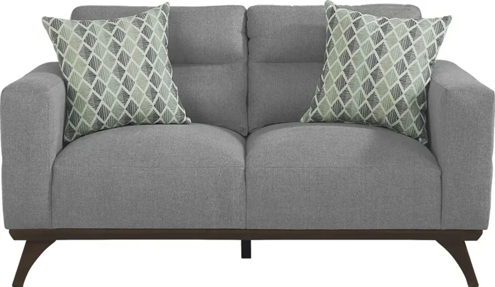 Broadview Park Gray Loveseat