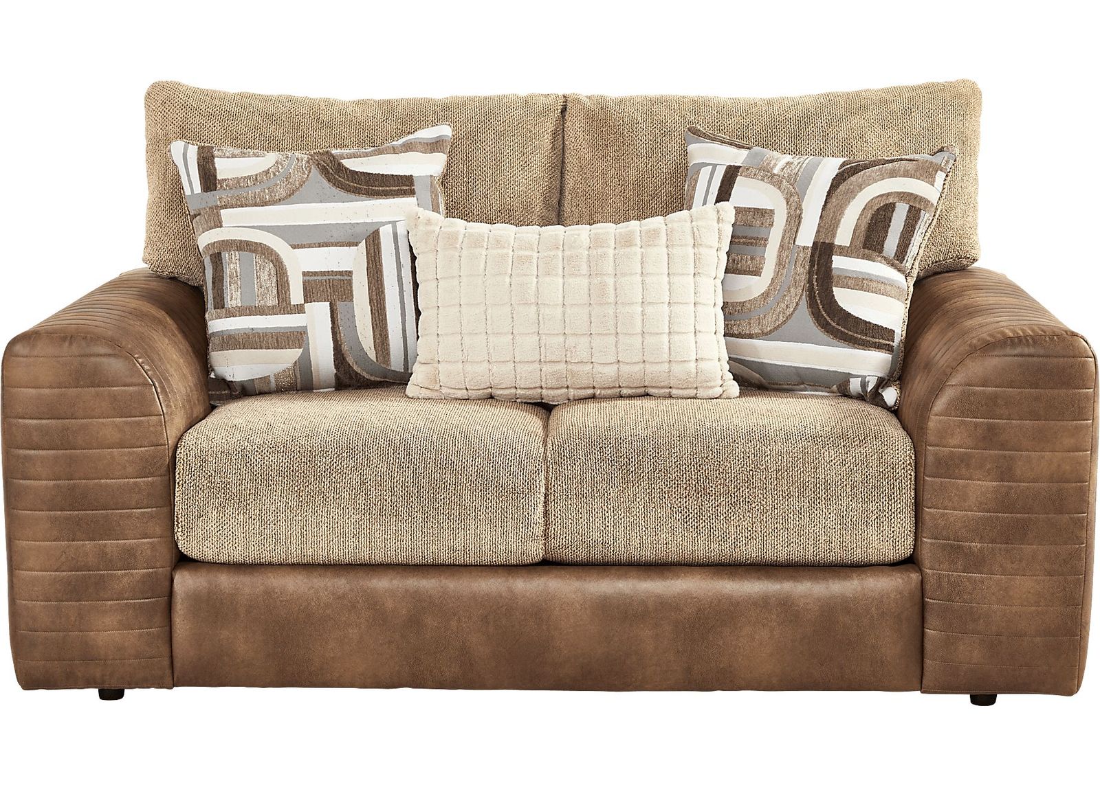 Exton Brown Loveseat