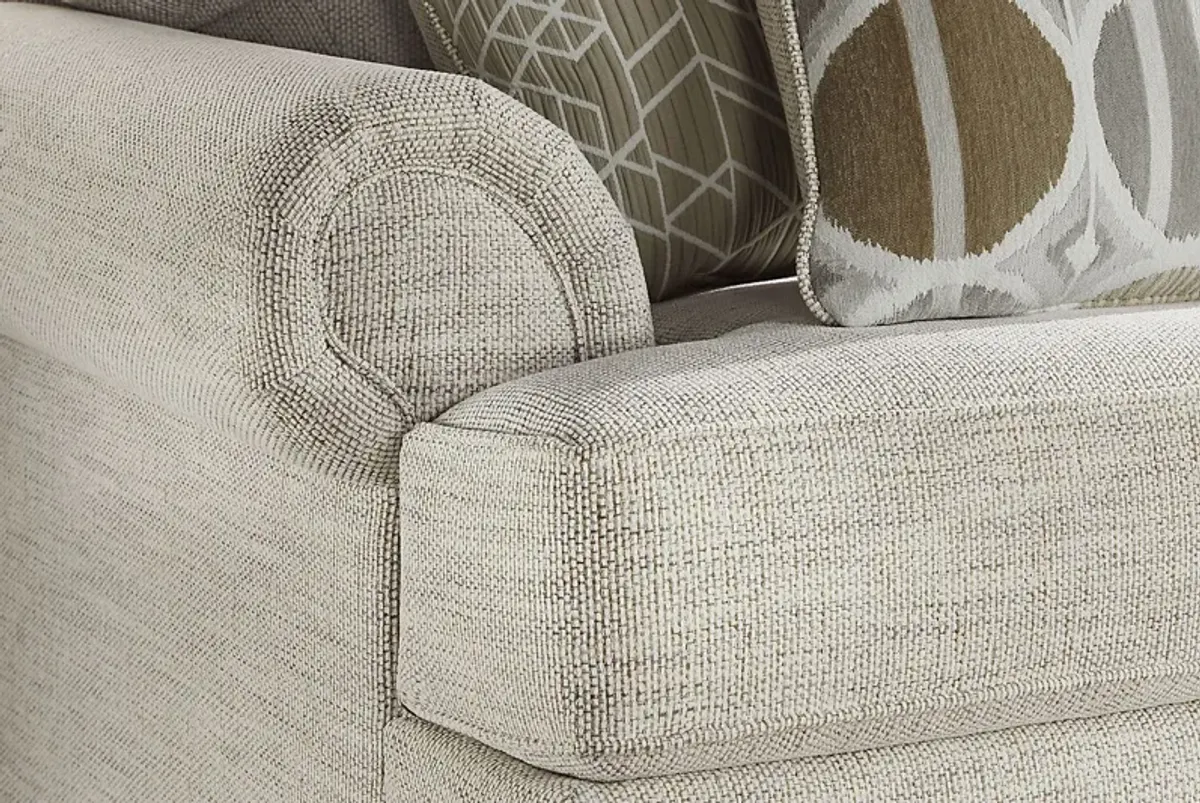 Reyna Point Ivory Loveseat