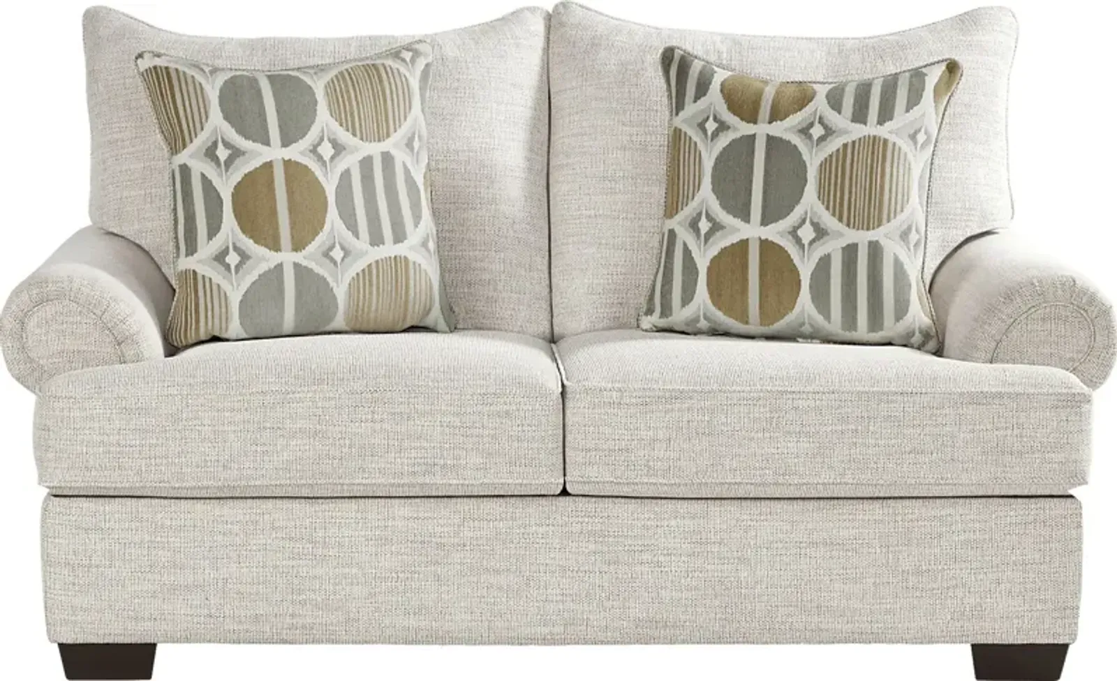 Reyna Point Ivory Loveseat