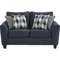 Holiday Grove Blue Loveseat