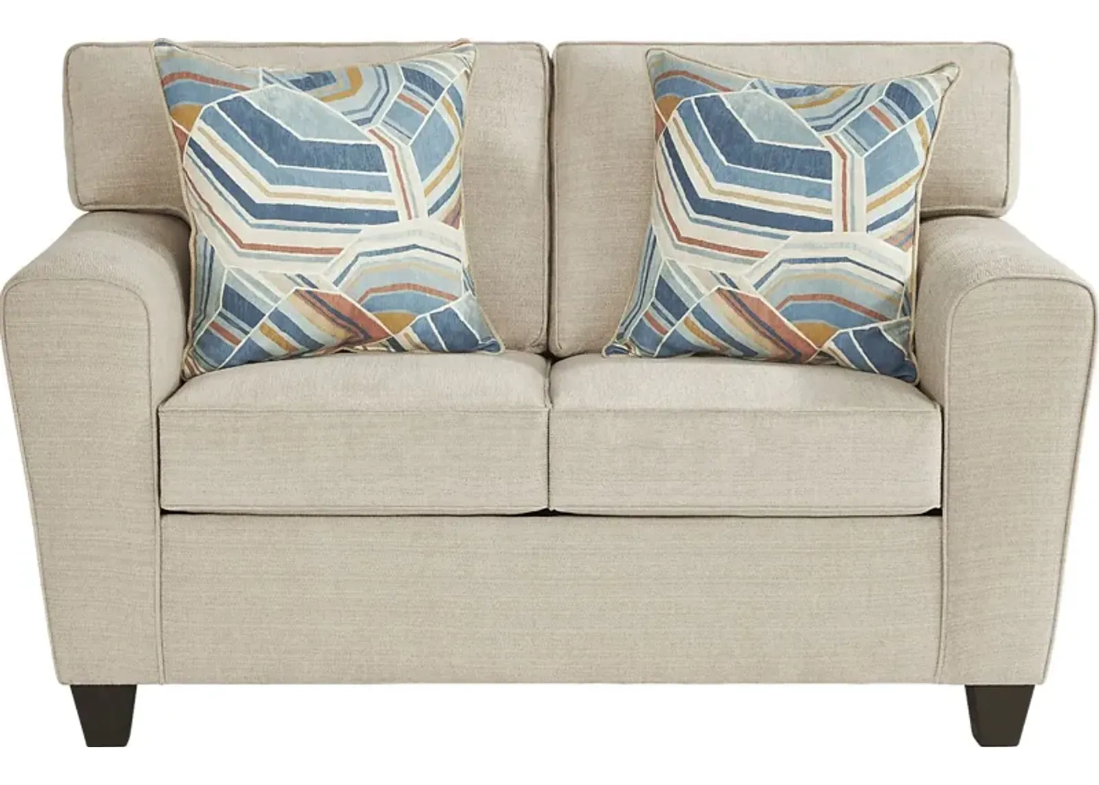 Lennon Beige Loveseat