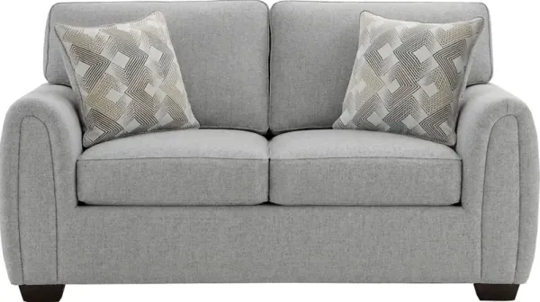 Lunelle Gray Loveseat