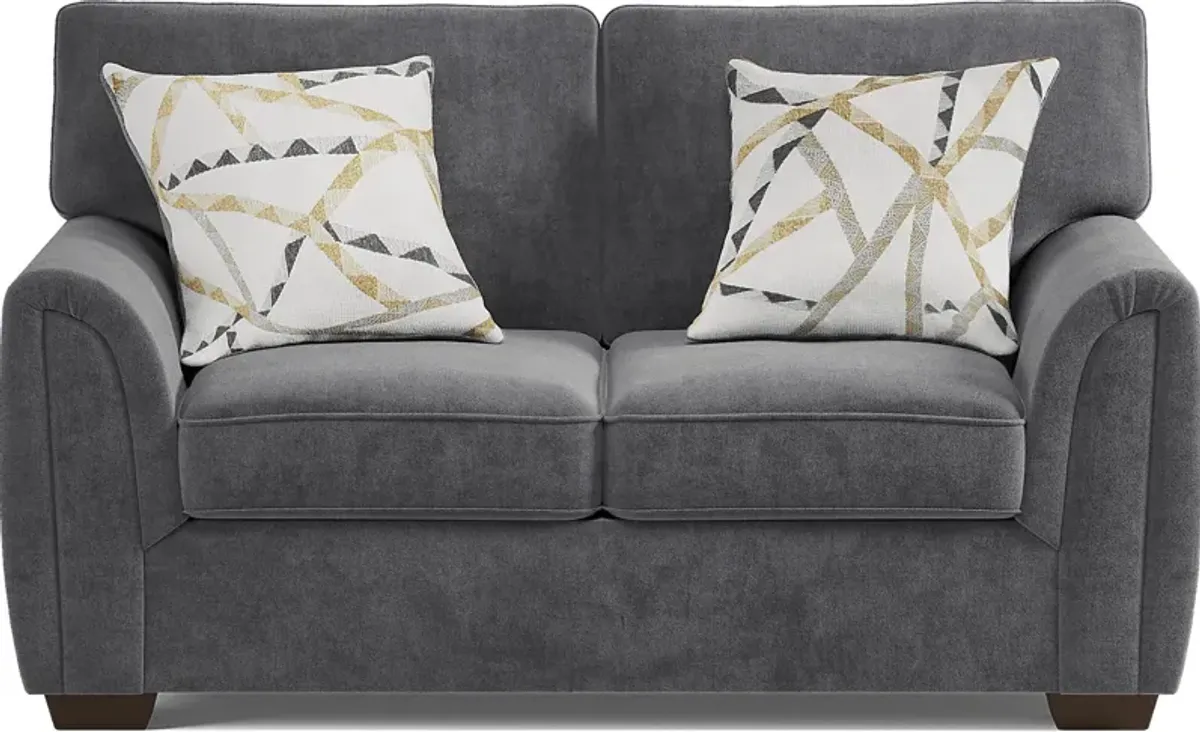 Amalie Gray 2 Pc Living Room