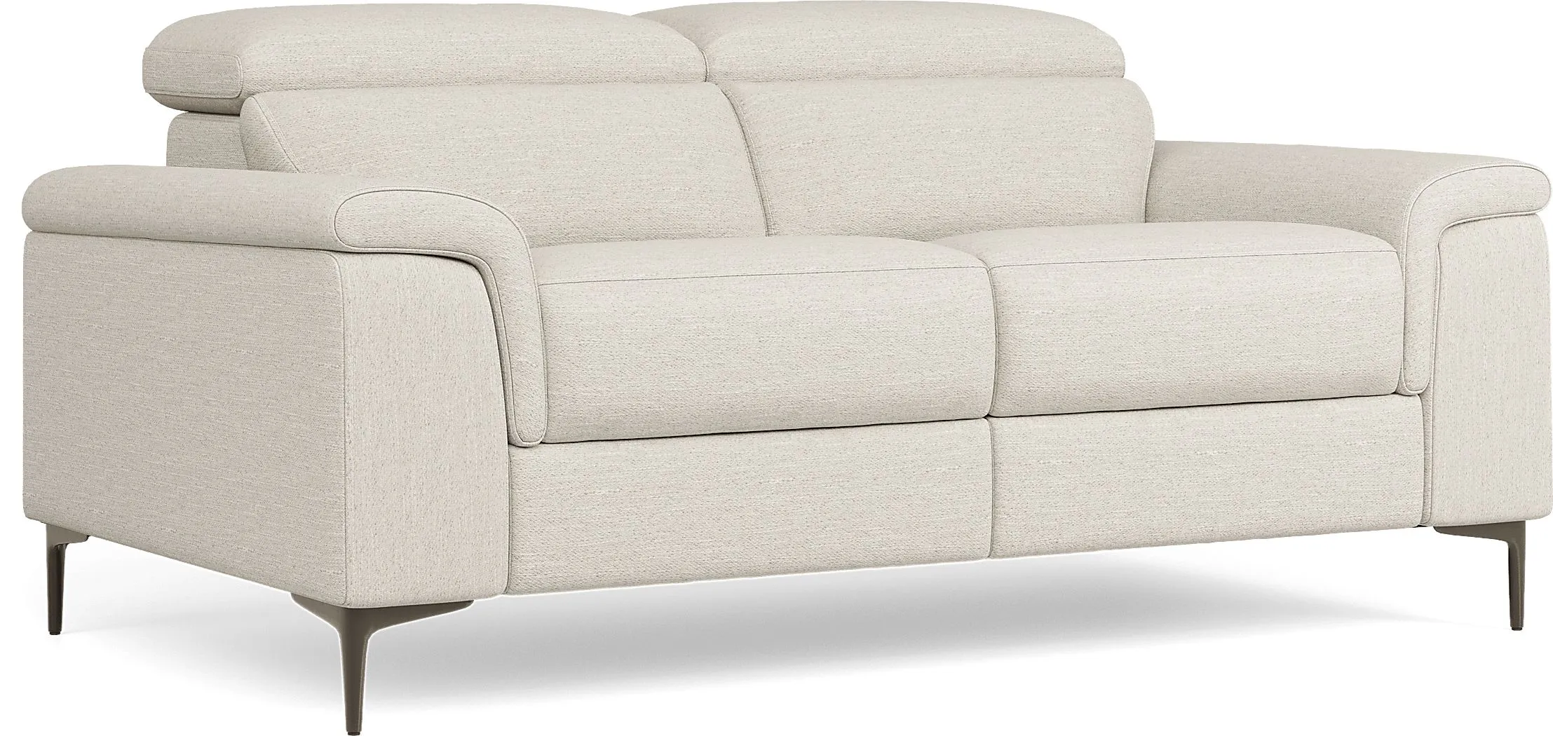 Weatherford Park Beige Polyester Fabric Dual Power Reclining Sofa - Rooms  To Go