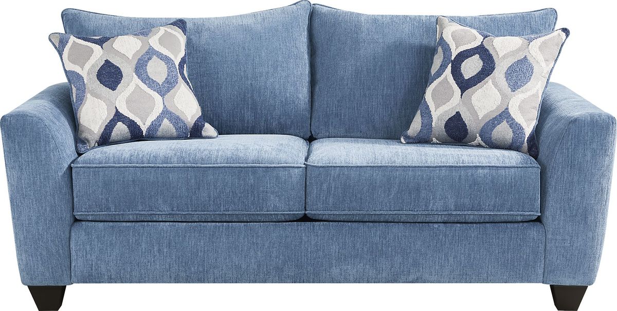 Dennin Heights Blue Loveseat