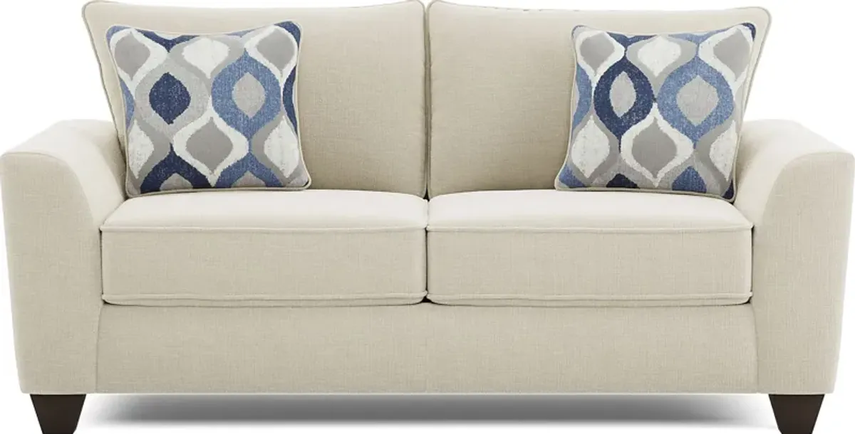 Dennin Heights Beige Loveseat