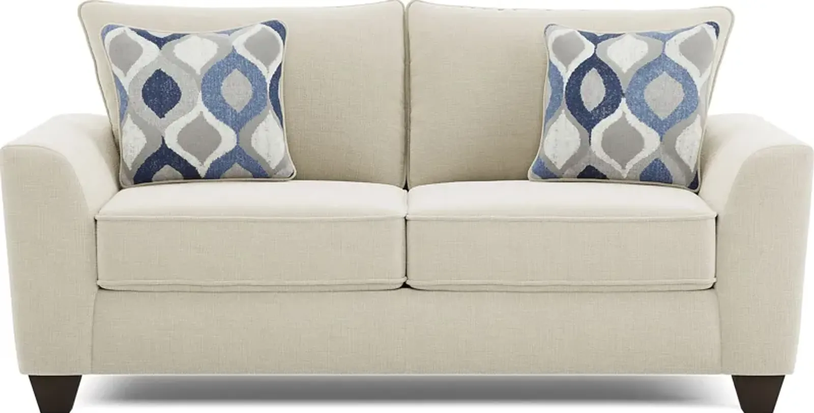 Dennin Heights Beige Loveseat