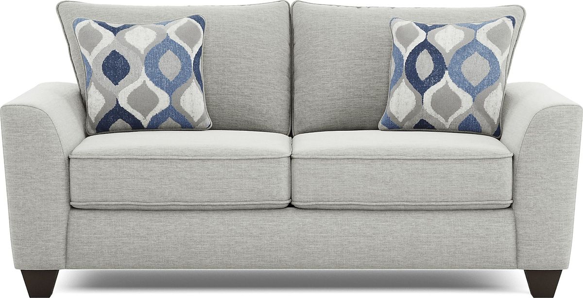 Dennin Heights Gray Loveseat