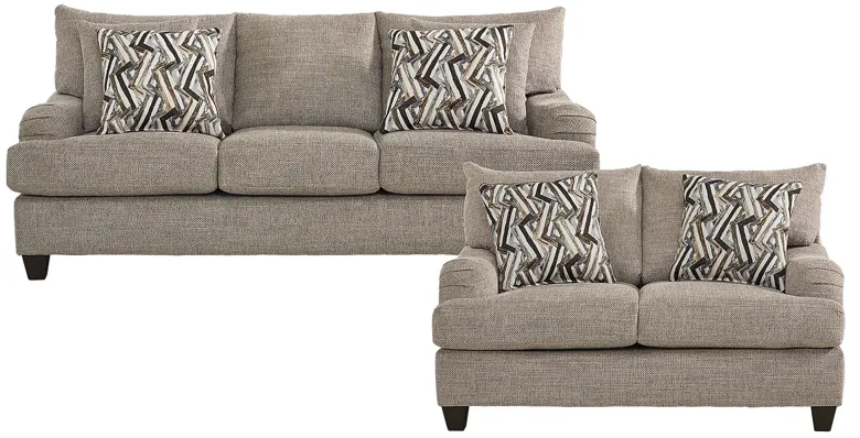 Broadmoor Gray Loveseat