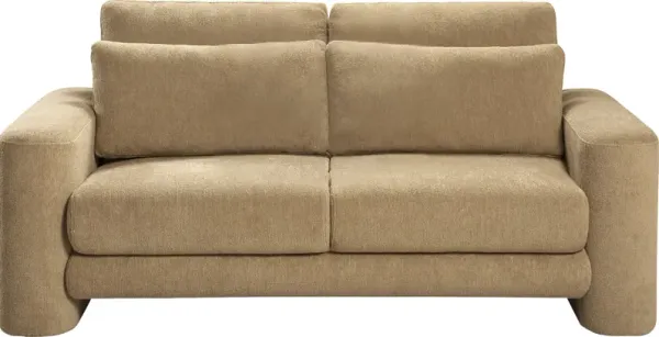Newton Camel Loveseat