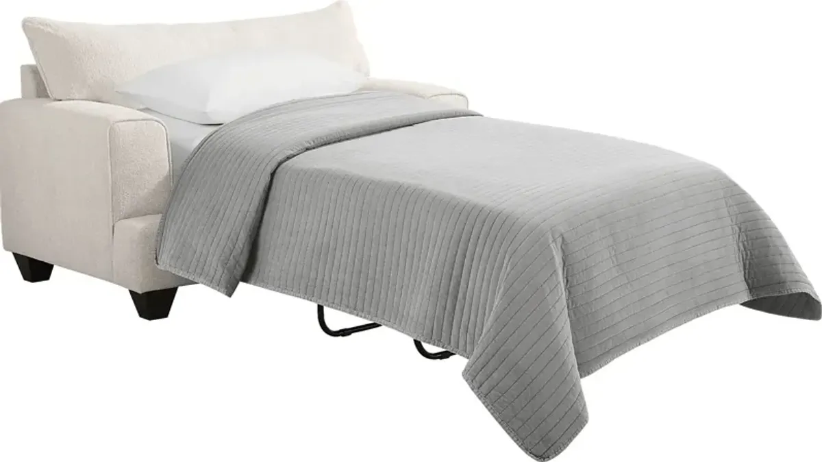 Twin Falls Ivory Sleeper Chair