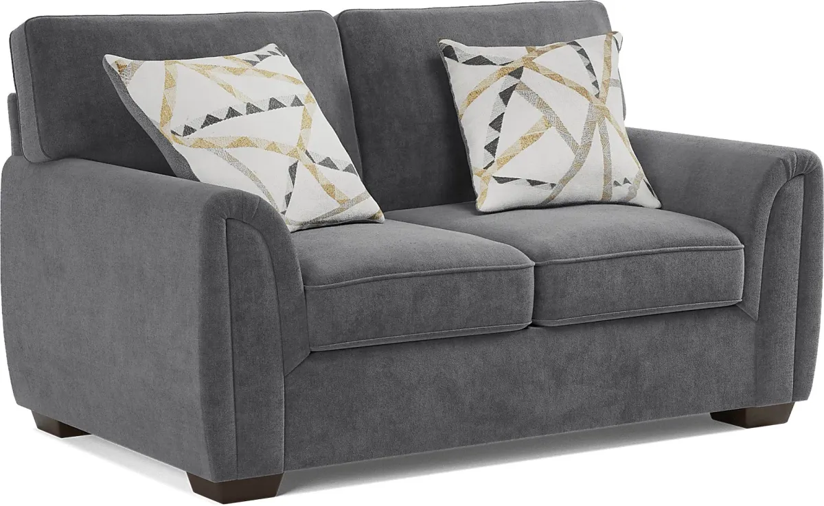 Amalie Gray Loveseat