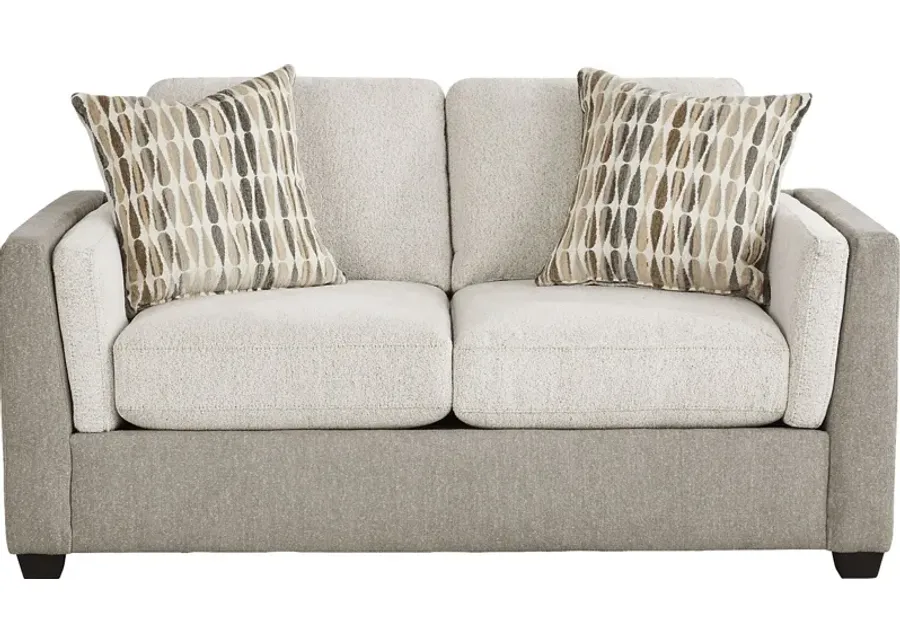 Alcott Gray Loveseat