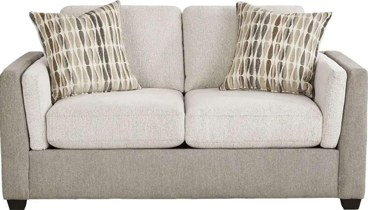 Alcott Gray Loveseat