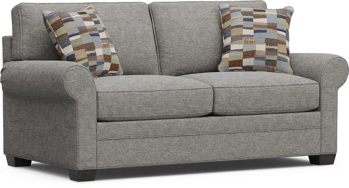 Bellingham Gray Textured Loveseat