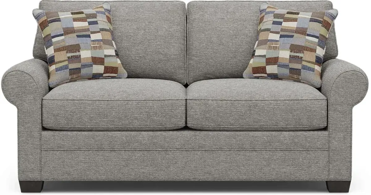 Bellingham Gray Textured Loveseat