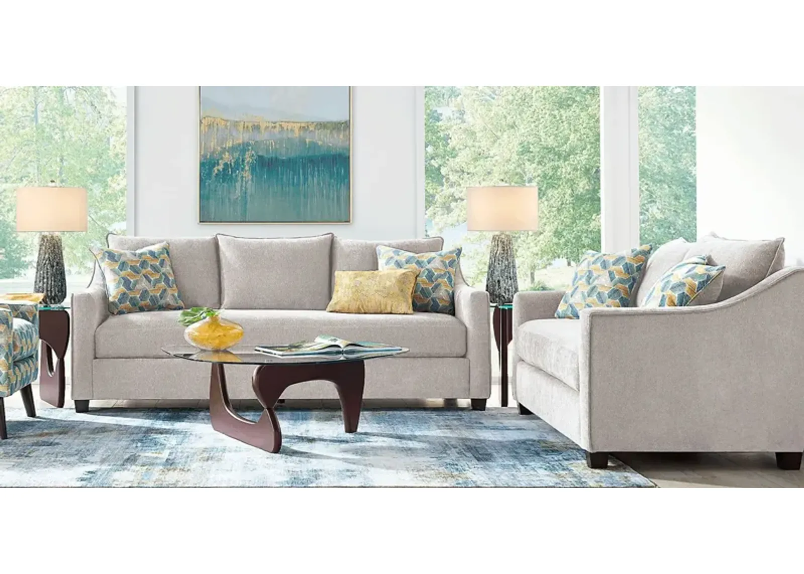 Bloomington Platinum 2 Pc Living Room