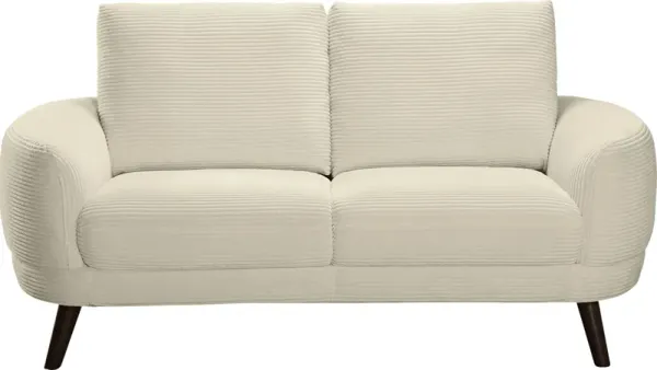 Penn Station Cream Loveseat