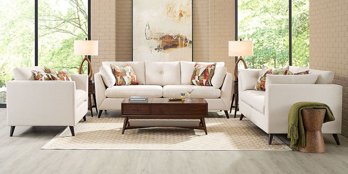 Copenhagen Ivory Loveseat