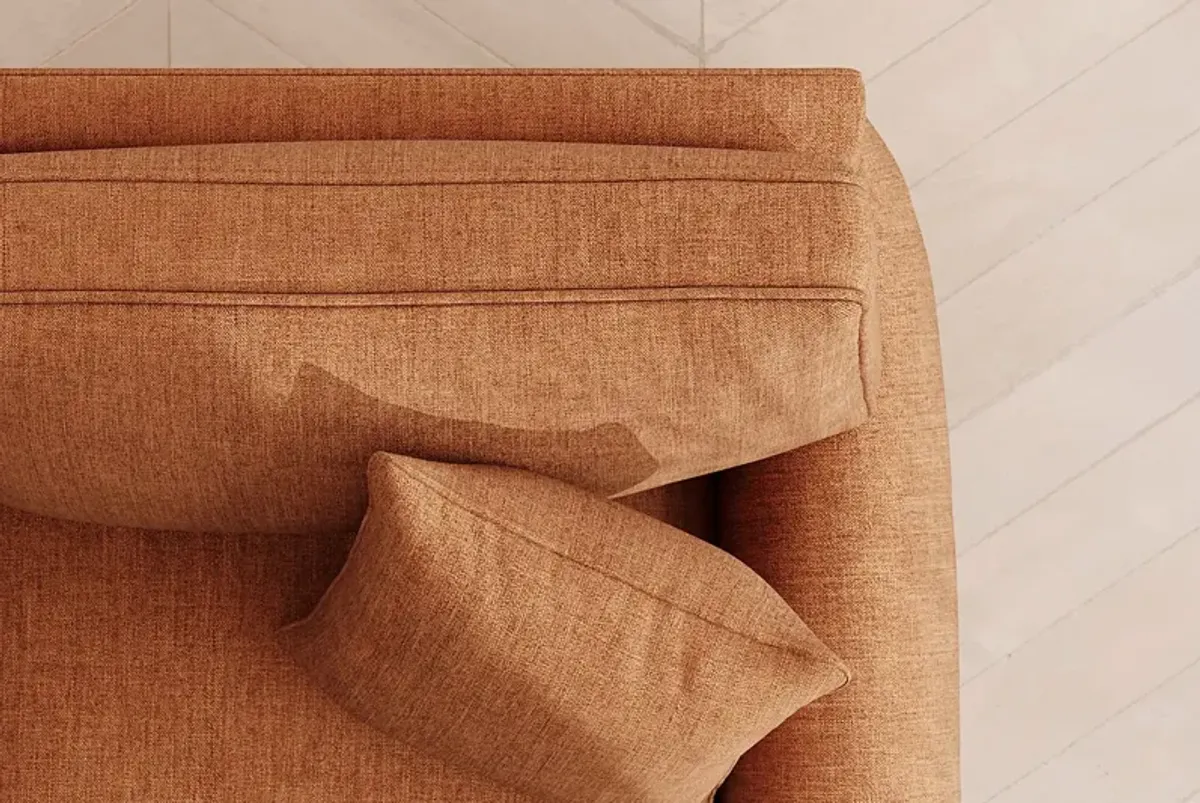 Bellingham Russet Textured Chenille Loveseat