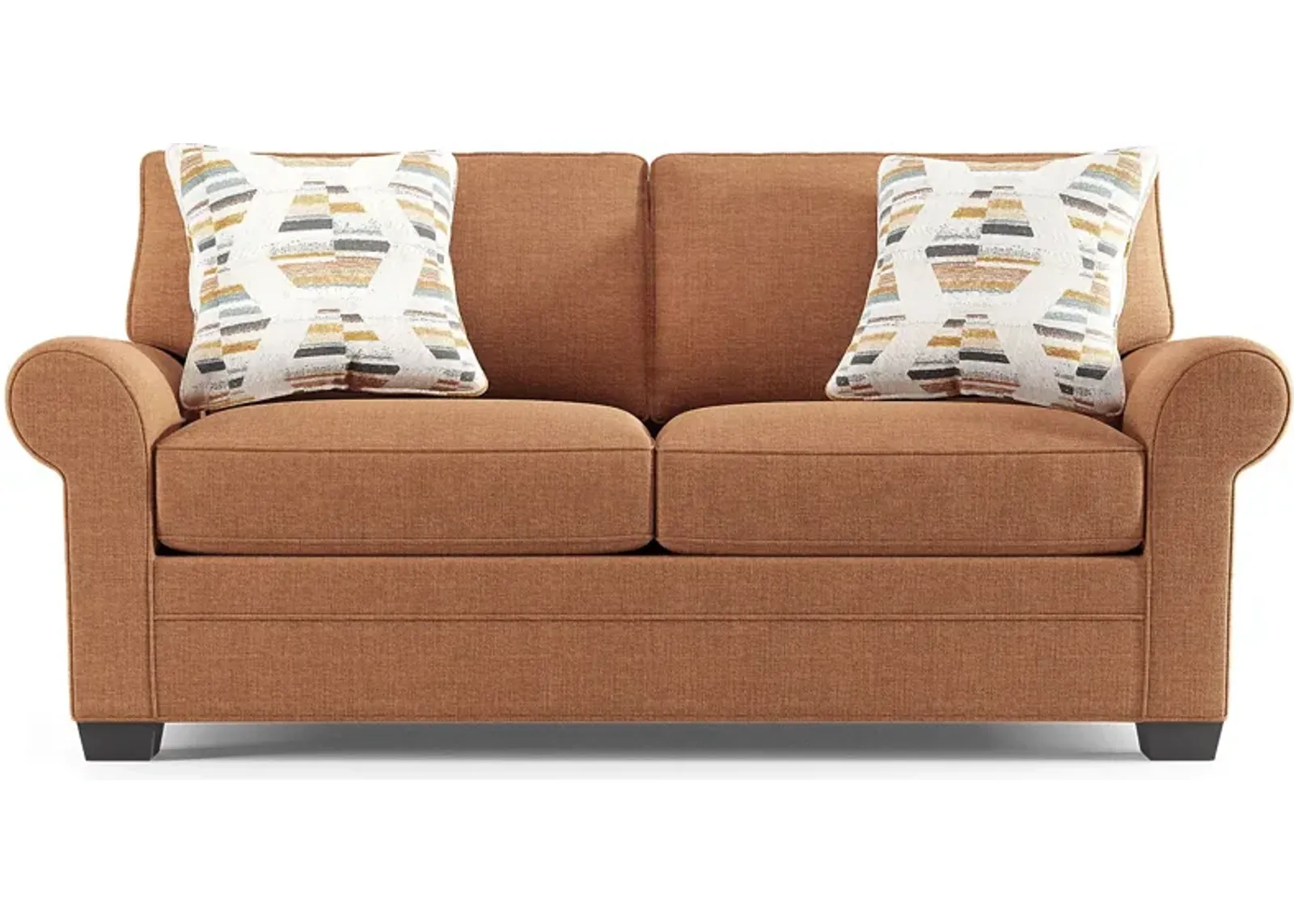 Bellingham Russet Textured Chenille Loveseat