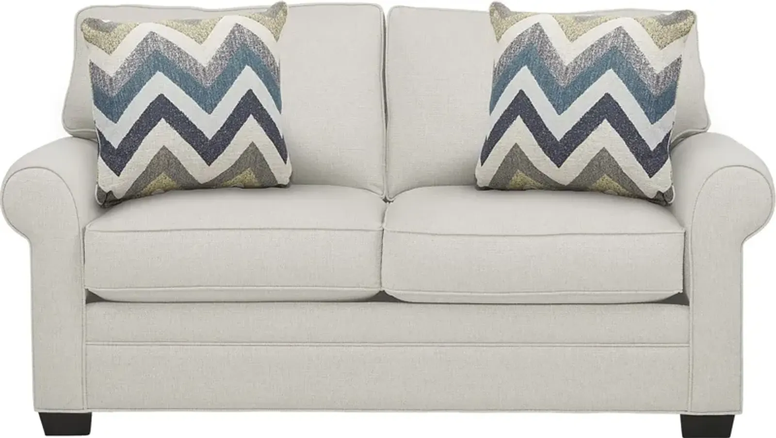 Bellingham Off-White Textured Loveseat