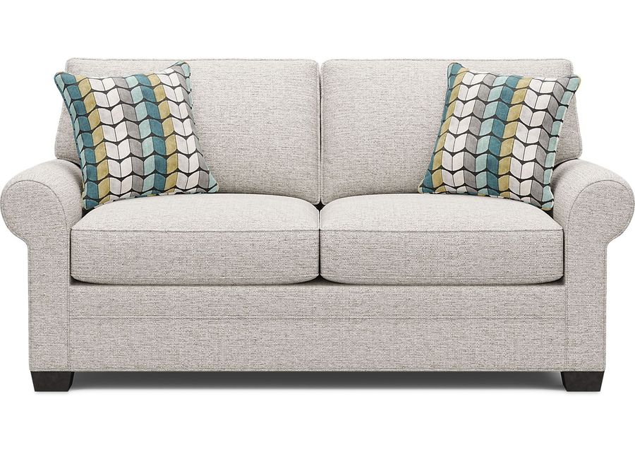 Bellingham Mushroom Textured Chenille Loveseat