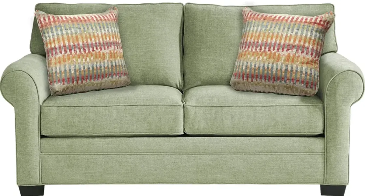 Bellingham Celadon Textured Chenille Loveseat