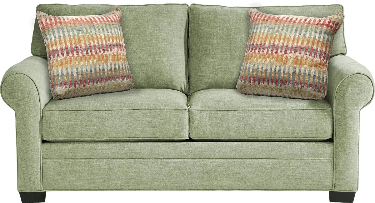 Bellingham Celadon Textured Chenille Loveseat