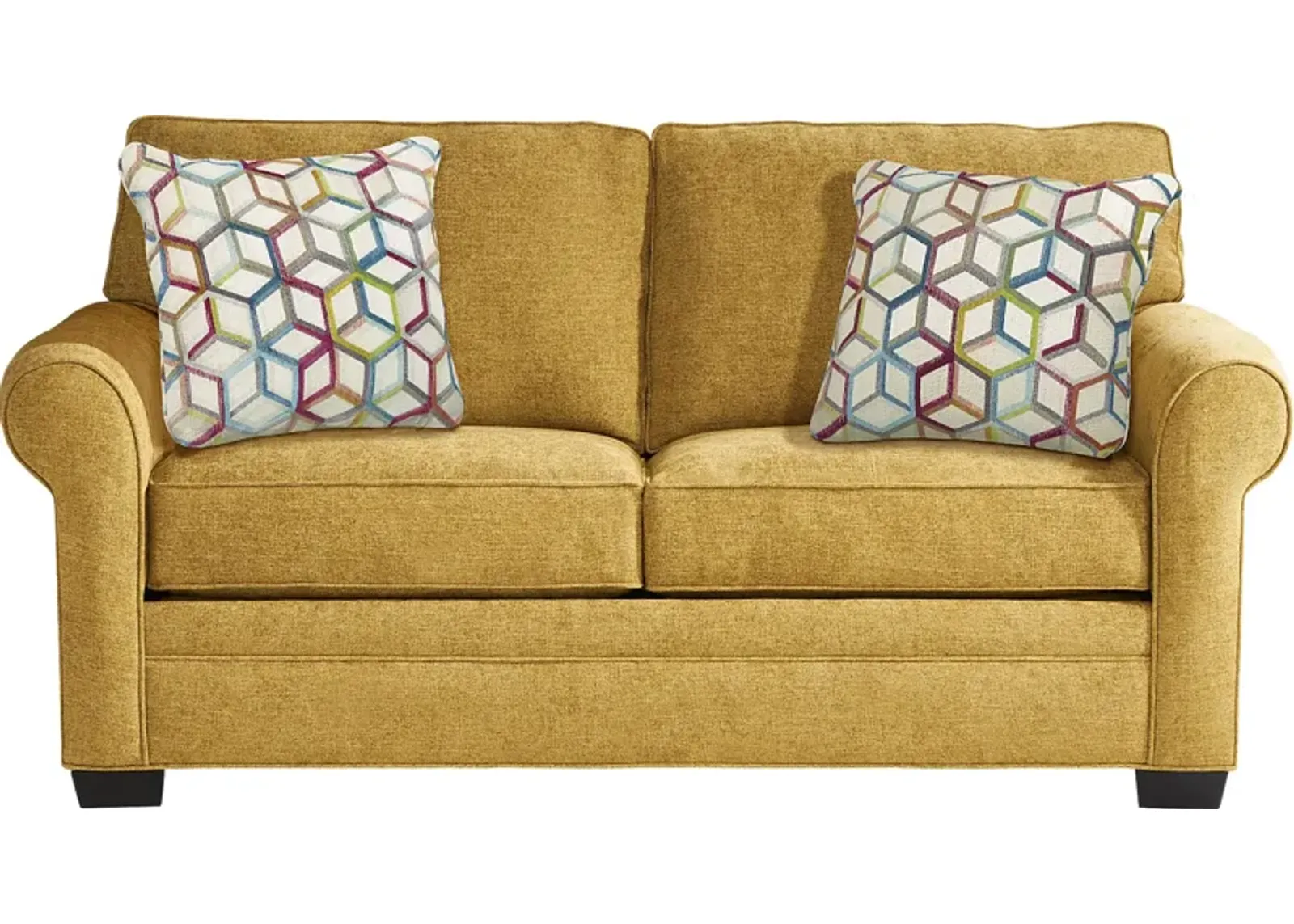 Bellingham Sunflower Textured Chenille Loveseat