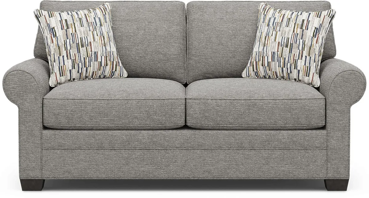 Bellingham Gray Textured Loveseat